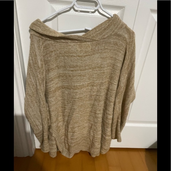 Anthropologie Field Flower Space Dye Cowlneck Tunic Sweater - Picture 3 of 3